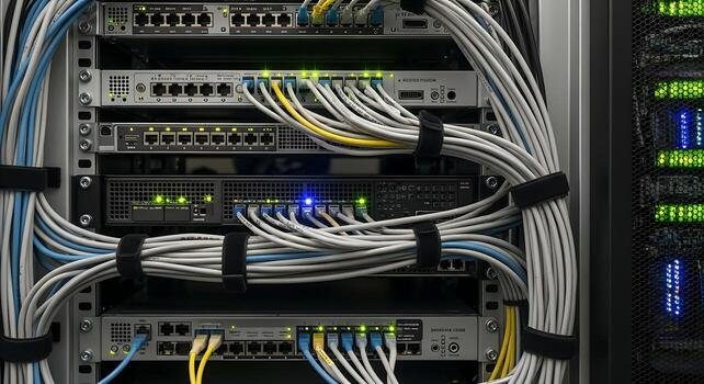 Network racks and networking cabinets